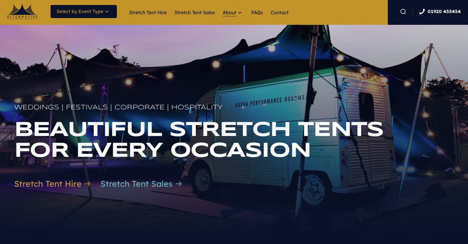 Alternative Stretch Tents marquee