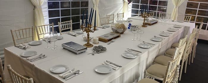 Posh Garden Marquee Hire marquee