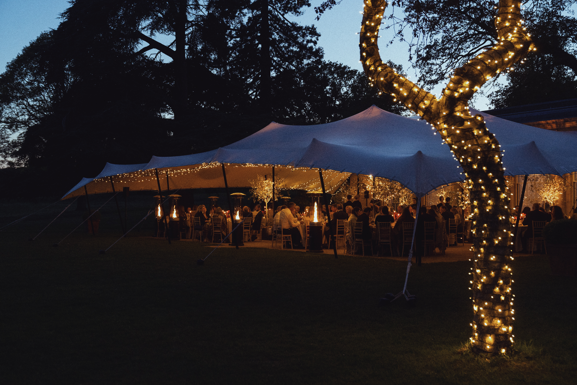 Stretch tent marquee